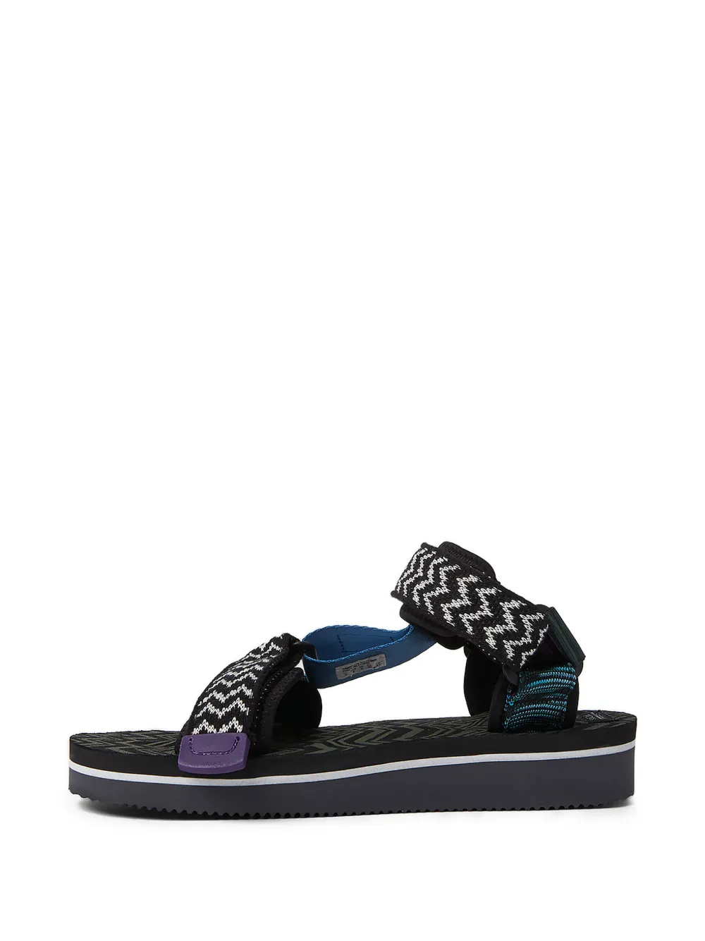 Suicoke x Missoni sandalen met ronde neus Zwart