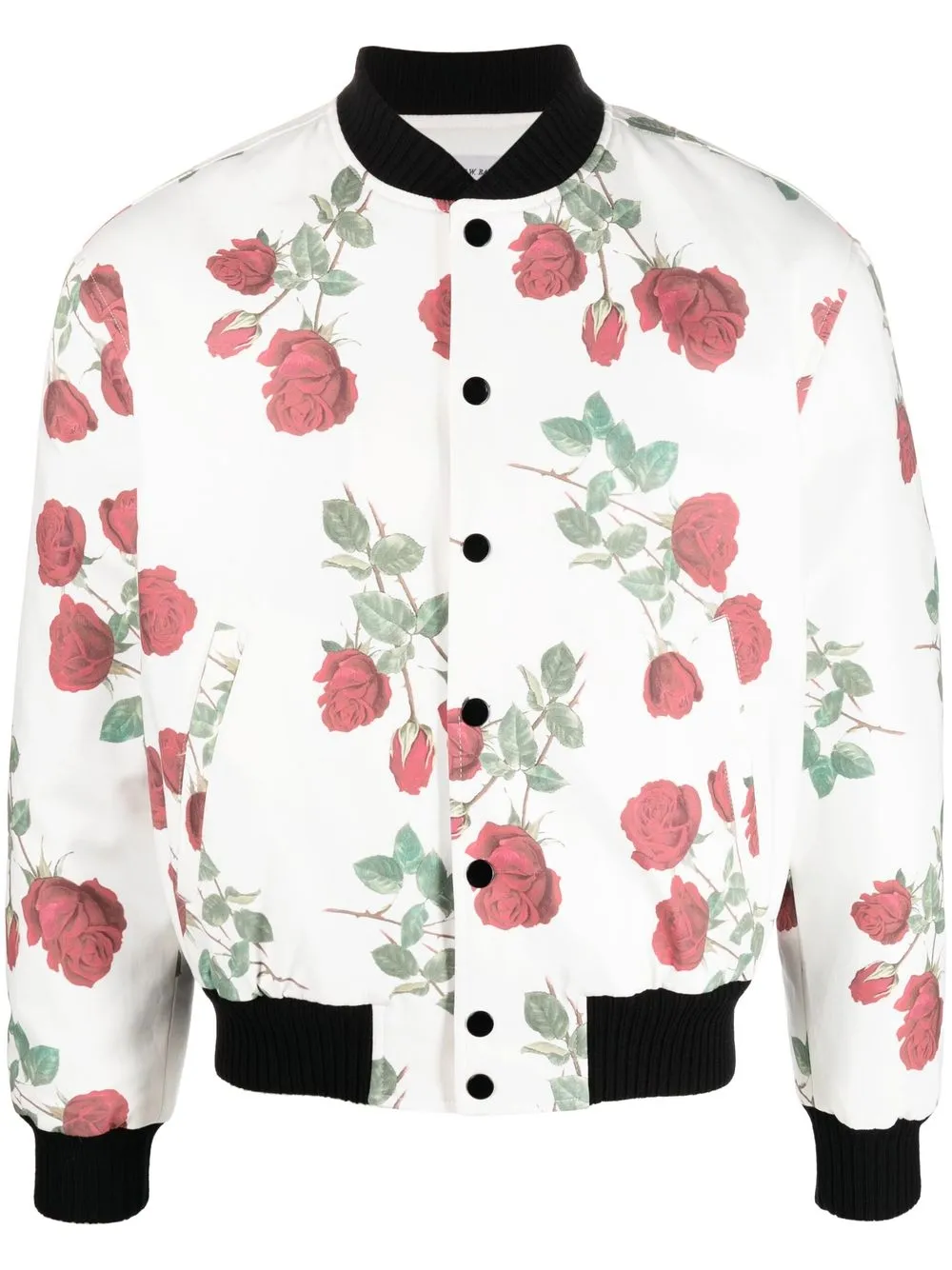 

Ernest W. Baker floral-print bomber jacket - White