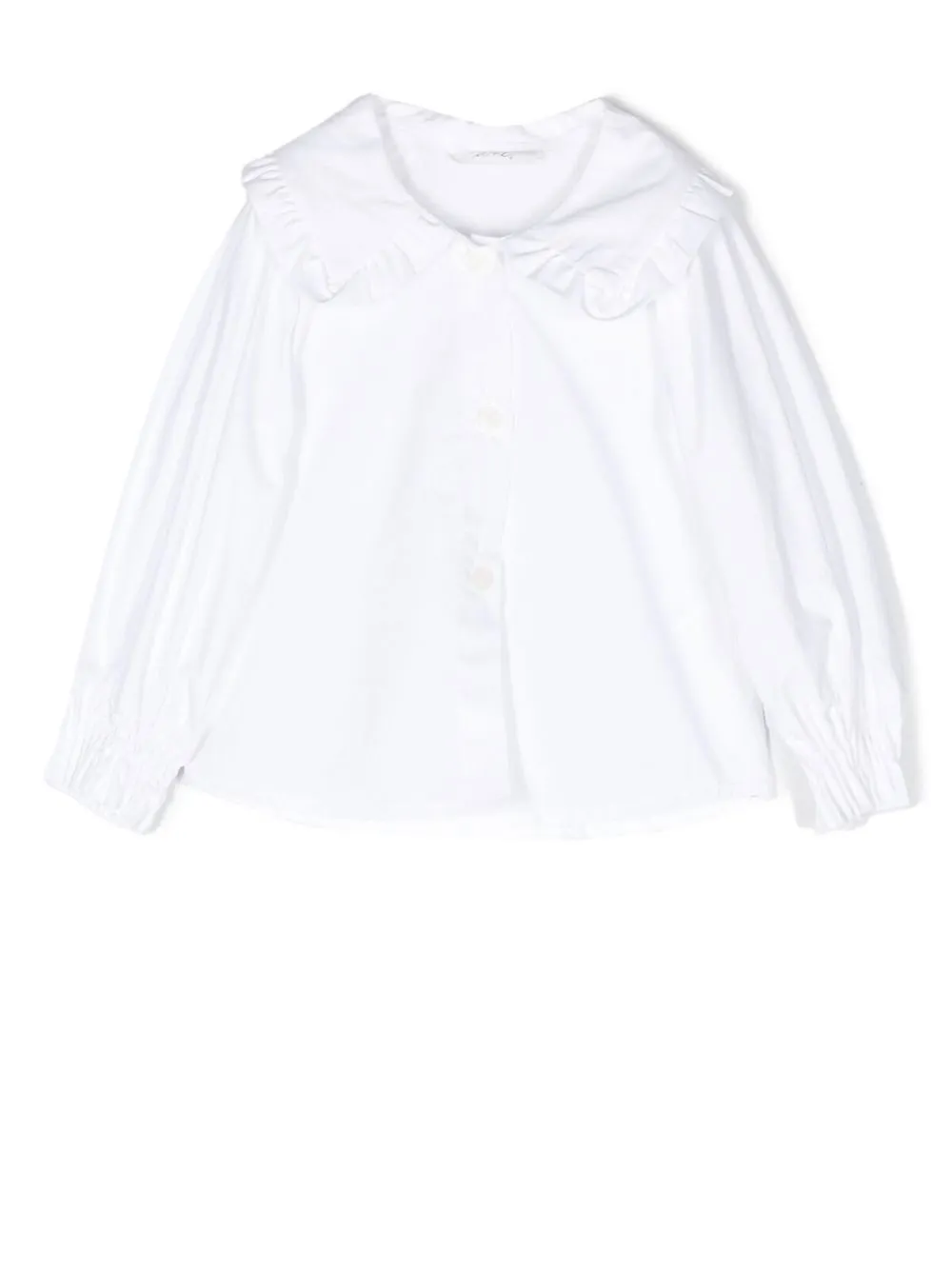 Miss Grant Kids Peter Pan-collar shirt - White