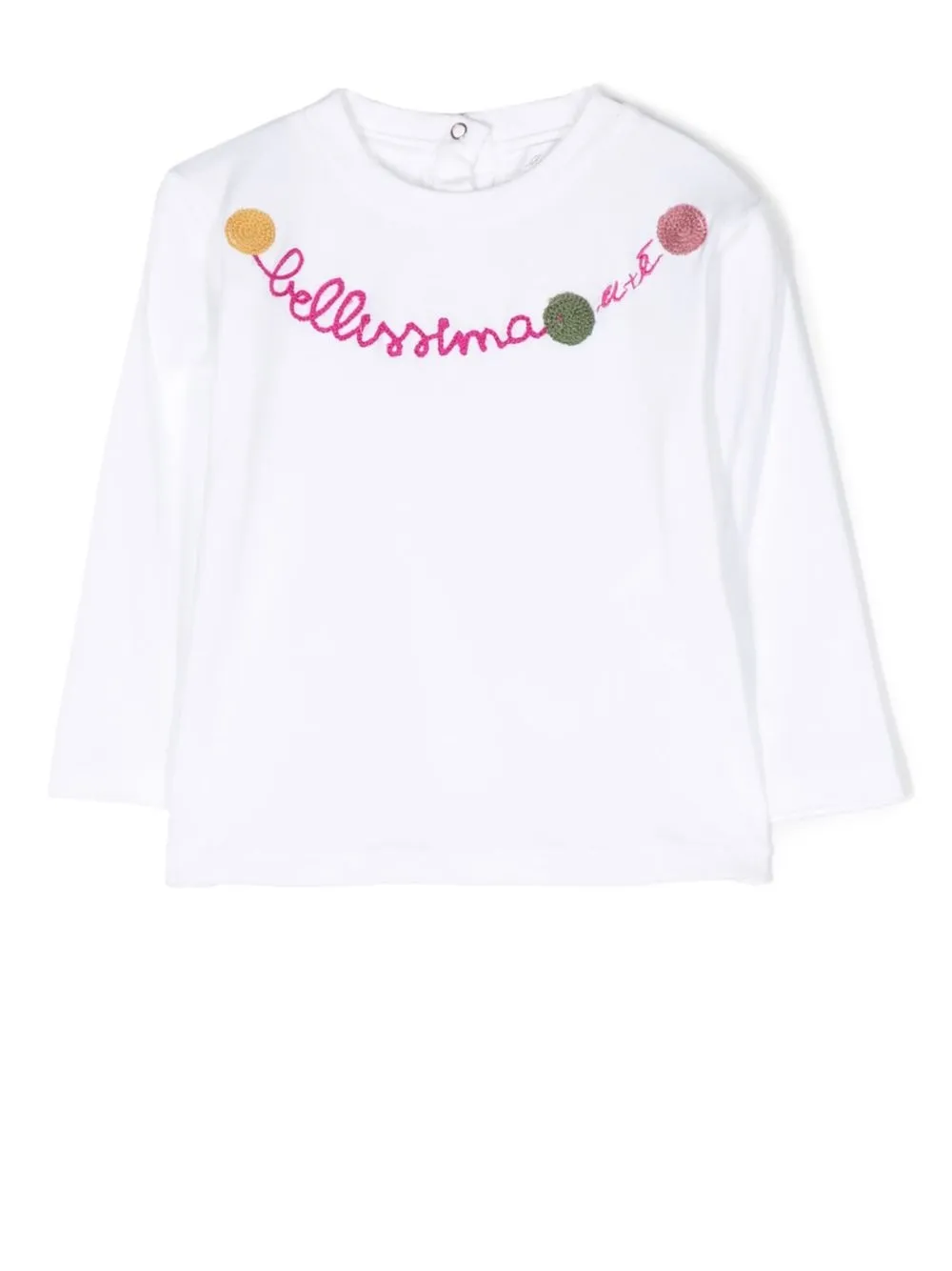 

Miss Grant Kids Bellissima embroidered T-shirt - White