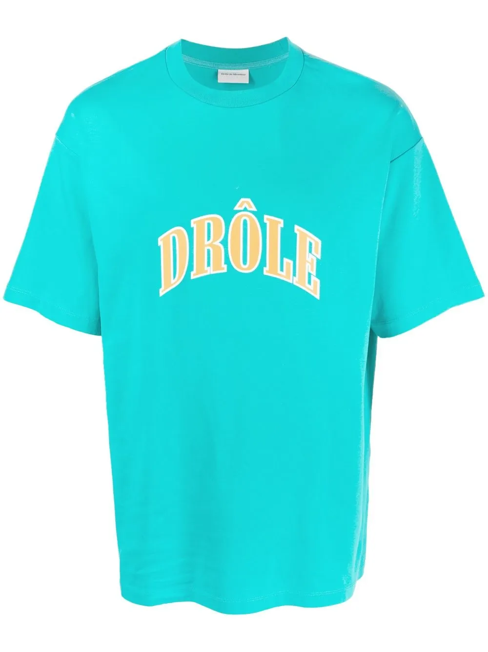 

Drôle De Monsieur logo-print short-sleeved T-shirt - Blue