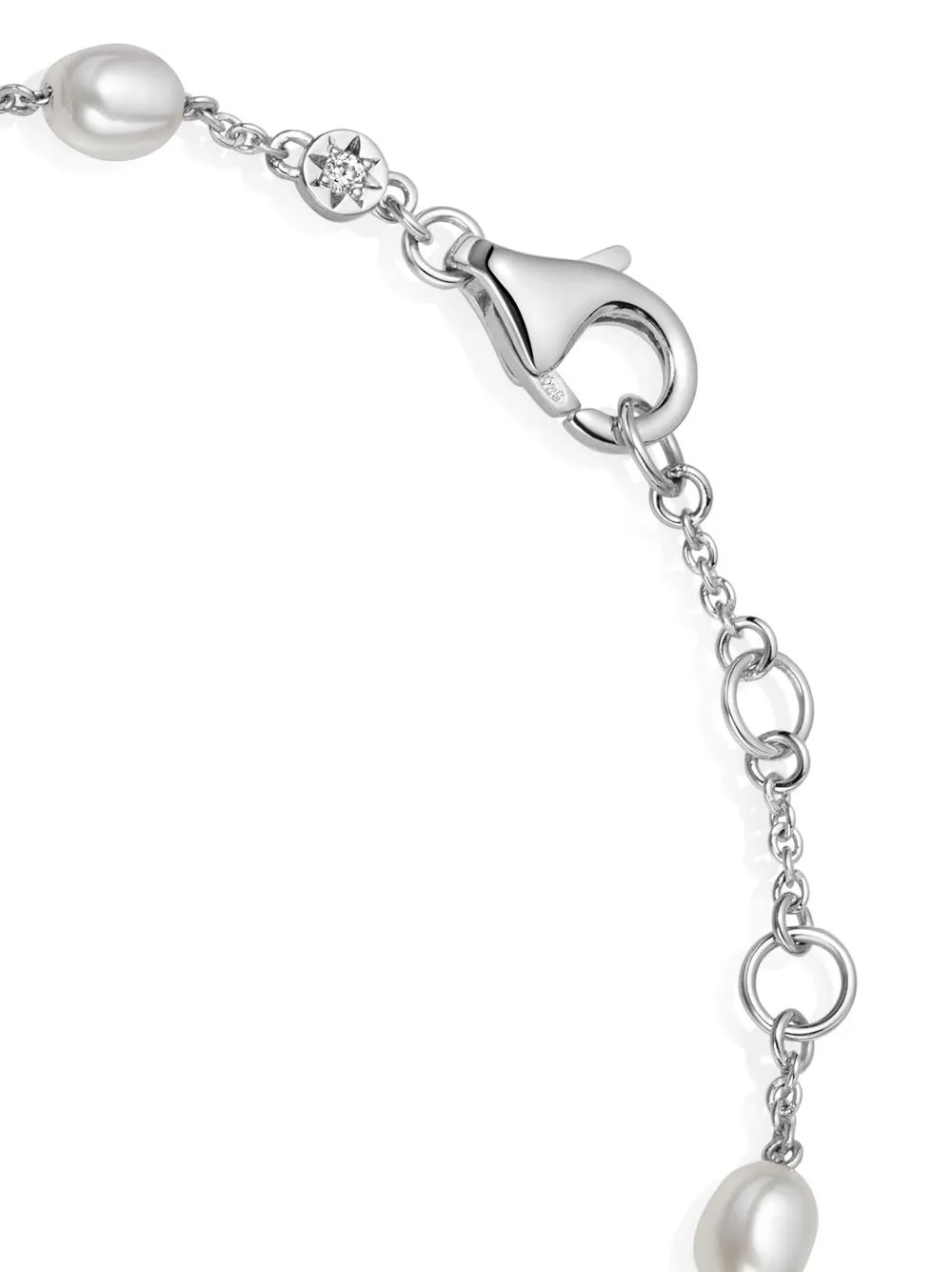 Astley Clarke Armband met parel - Zilver