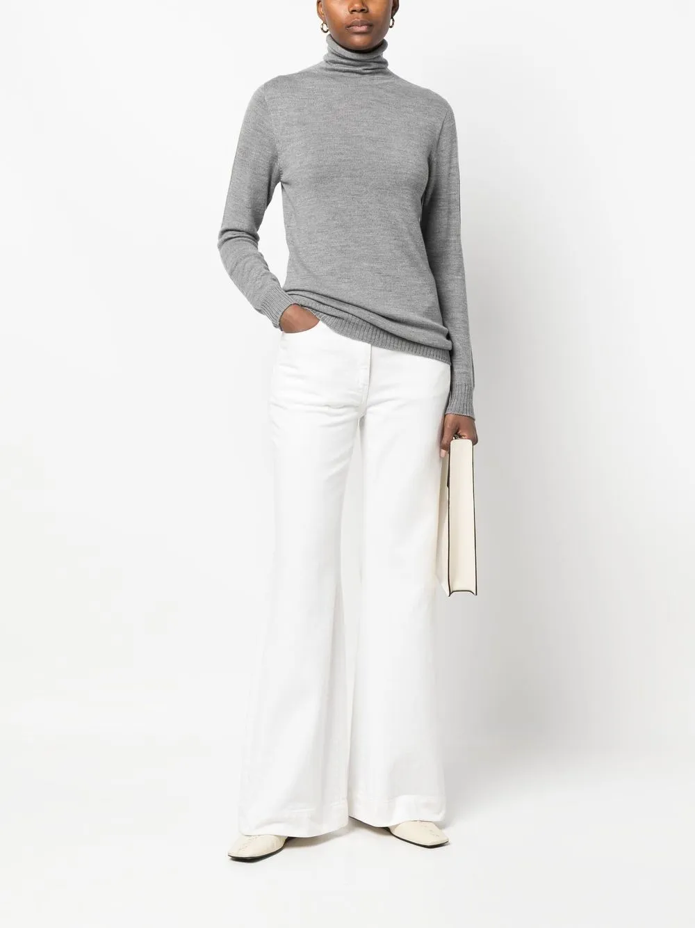 Fabiana Filippi Gestreept vest - Grijs