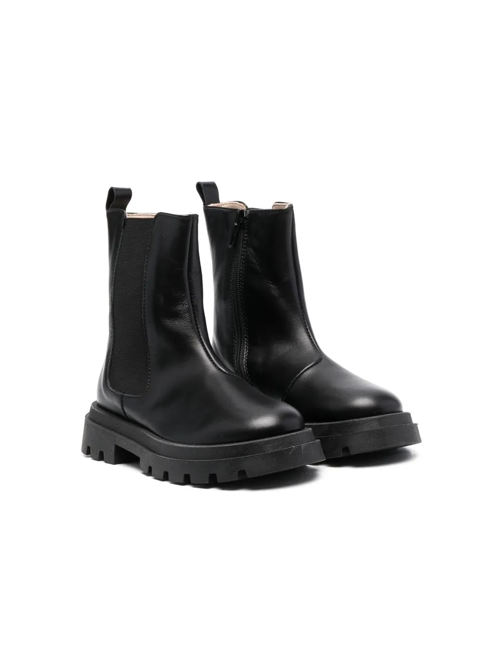 Florens leather ankle boots - Negro