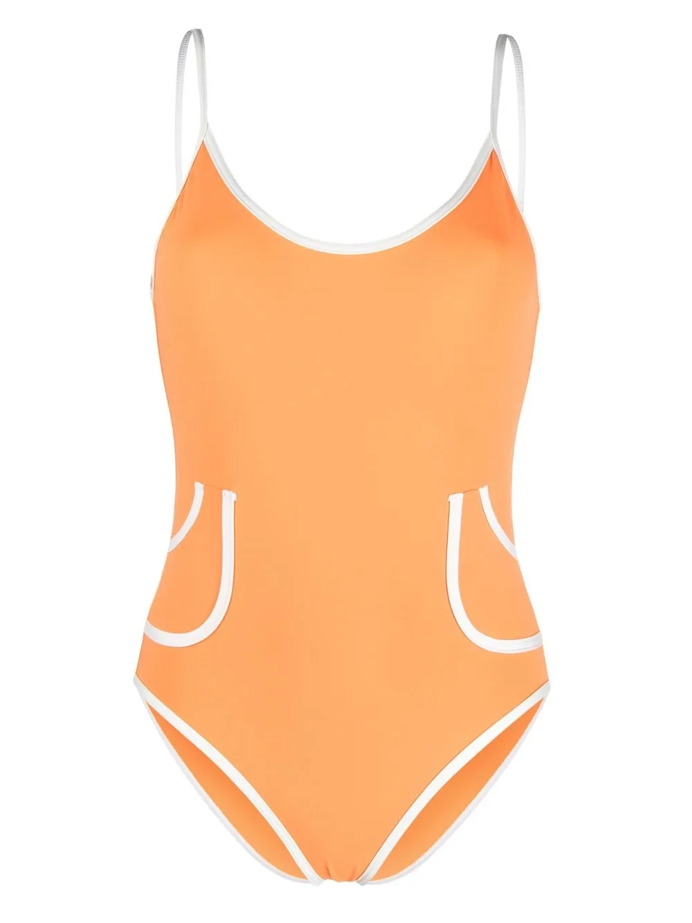 

ERES Course one-piece swimsuit - Orange