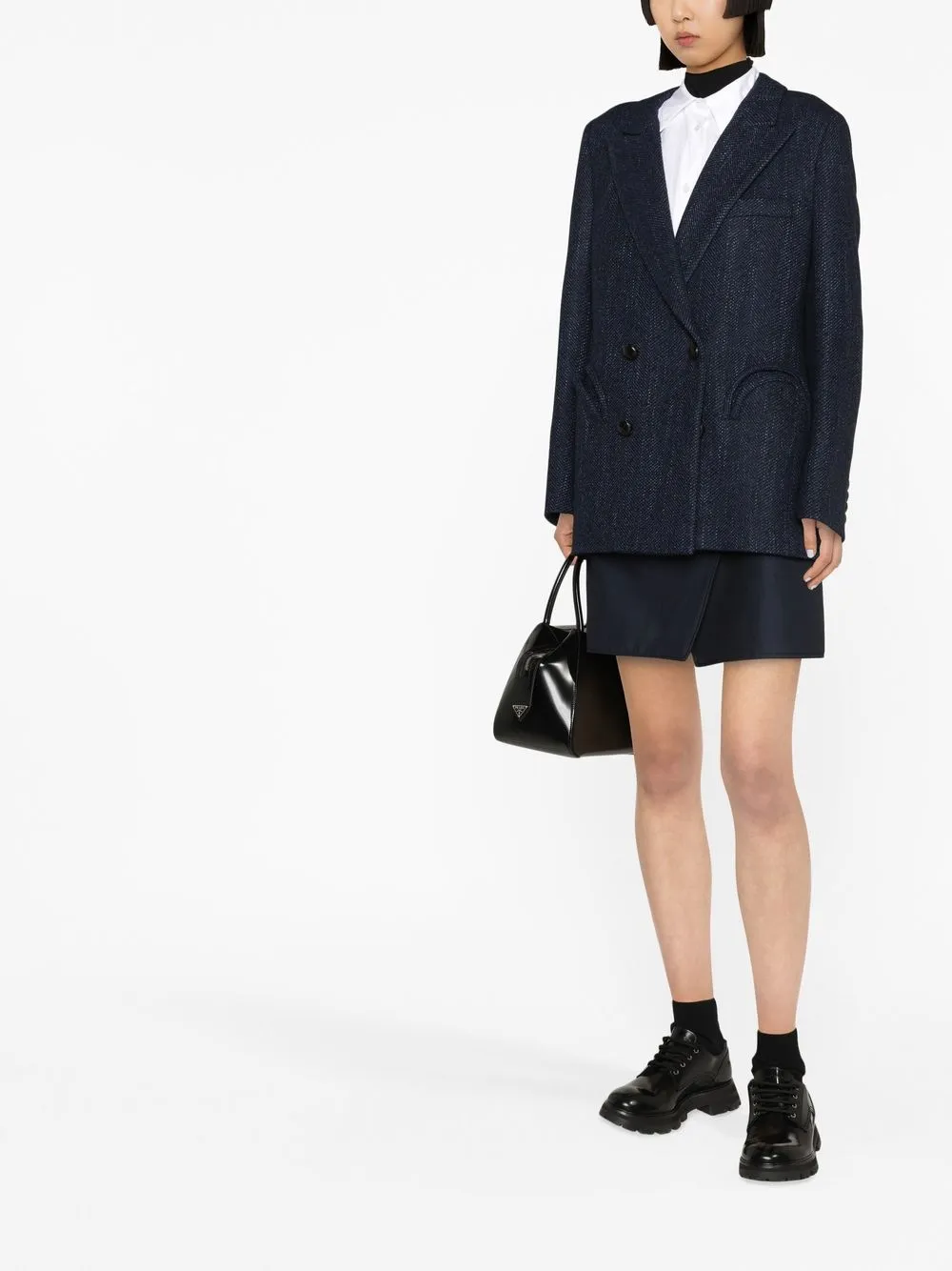 Blazé Milano Blazer met dubbele rij knopen - Blauw