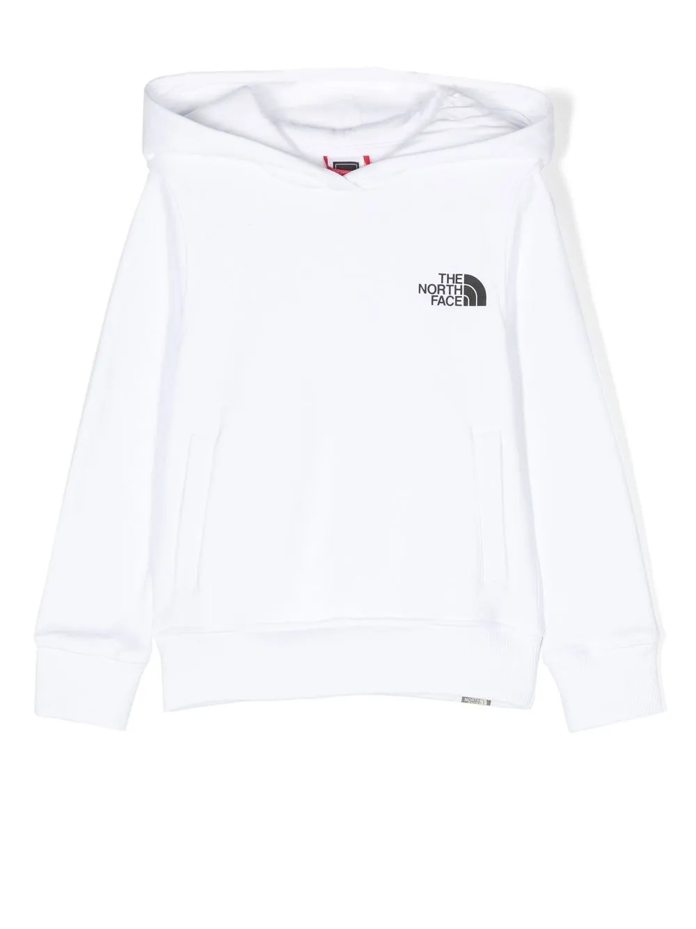 

The North Face Kids hoodie con logo estampado - Blanco