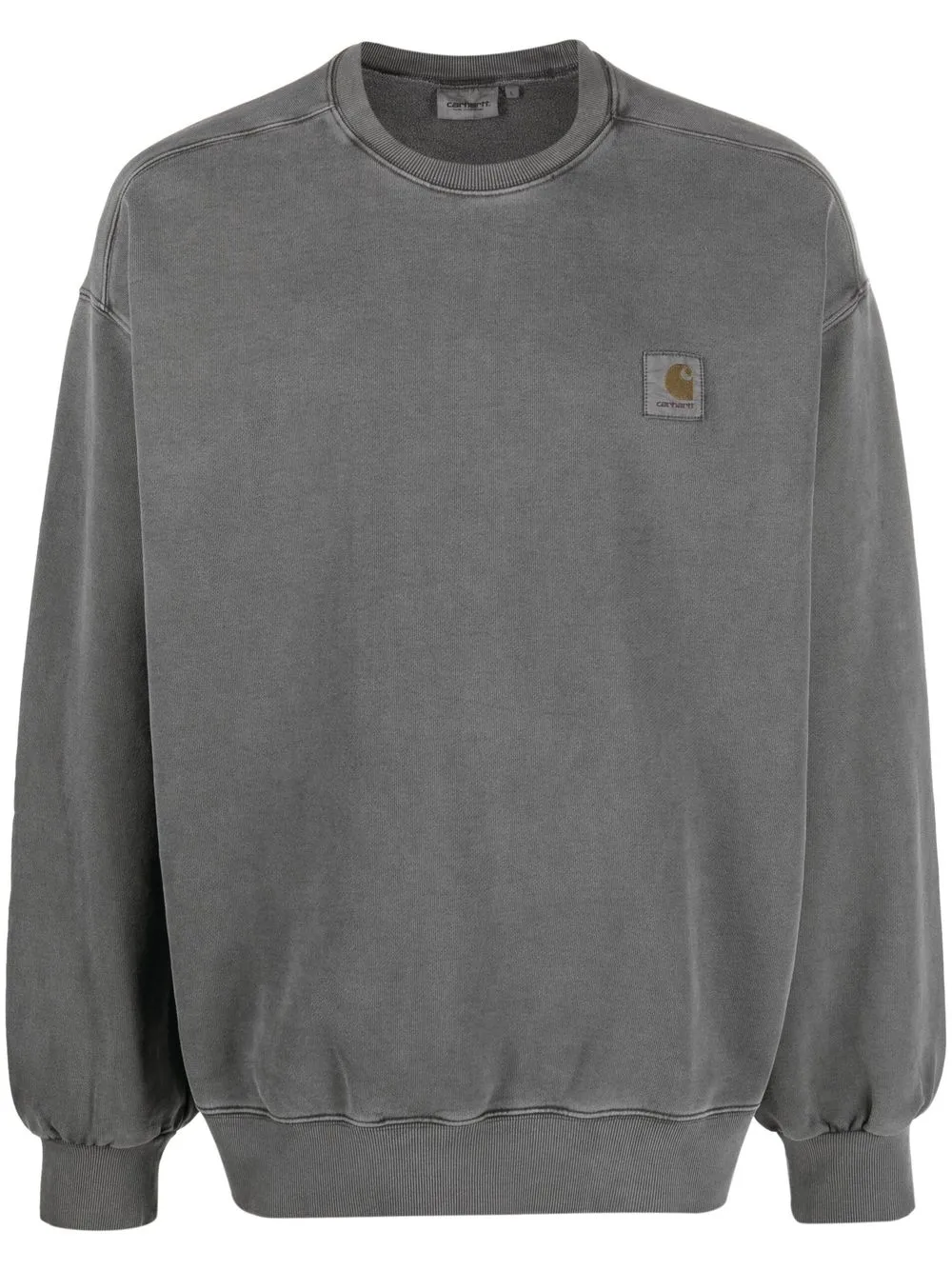 

Carhartt WIP logo-patch long-sleeve sweatshirt - Grey