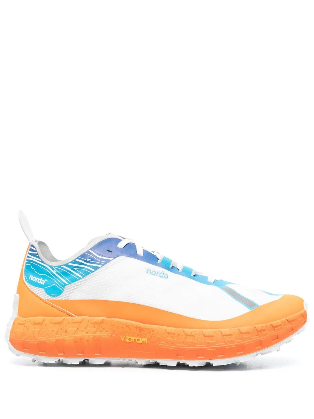

norda colour-block low-top sneakers - Orange