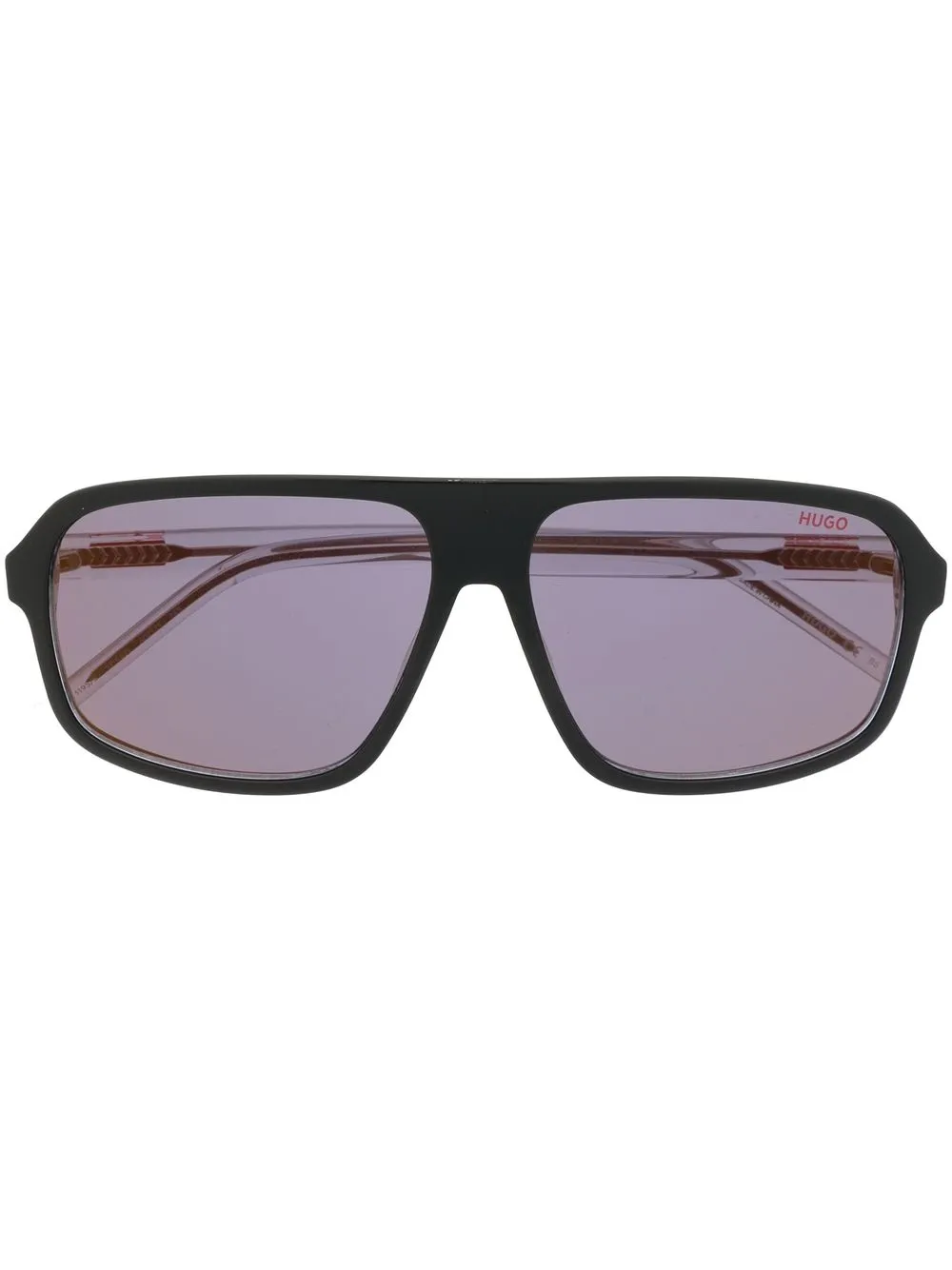 

BOSS pilot-frame tinted sunglasses - Black