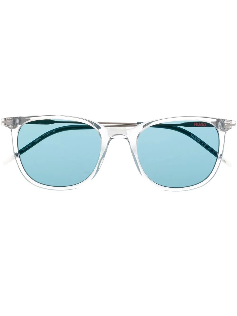 

BOSS square-frame tinted sunglasses - Silver