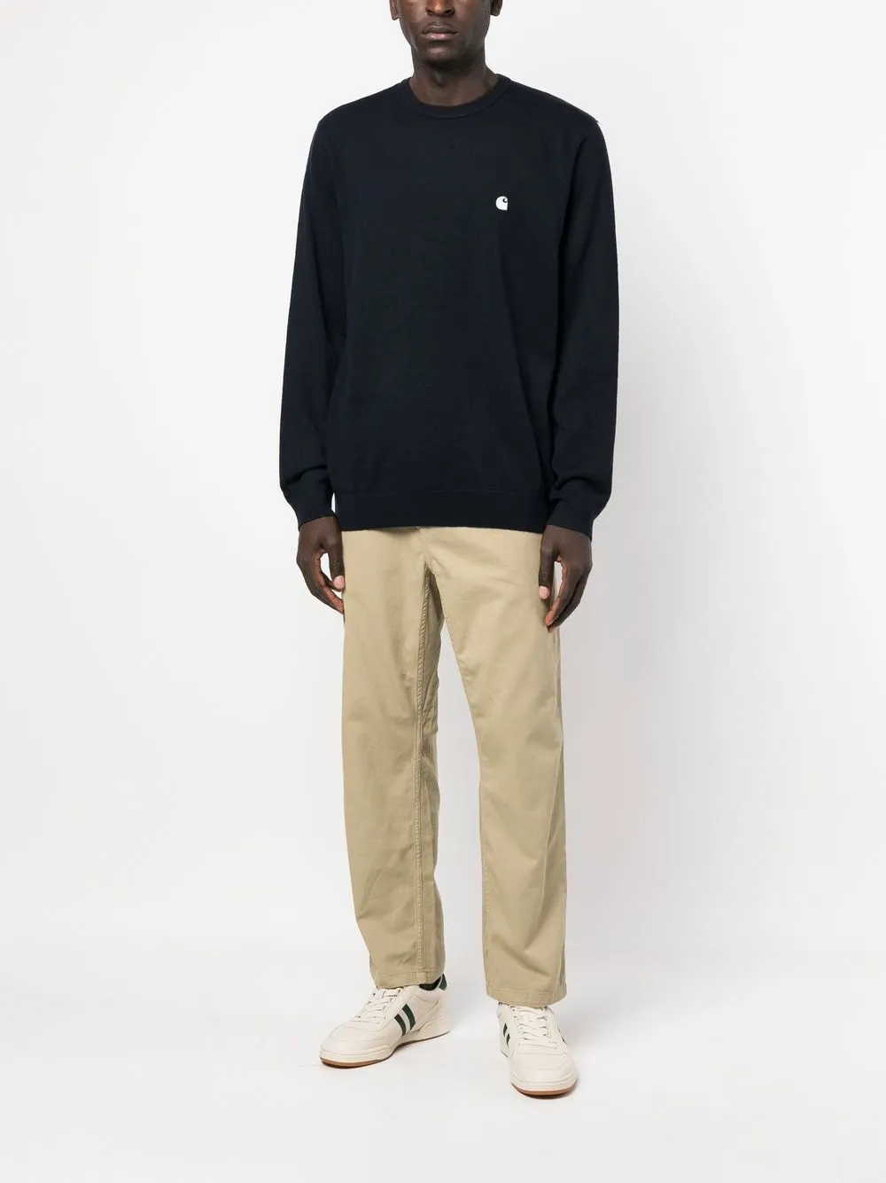 Carhartt WIP كنزة برقبة مستديرة وتطريز شعار الماركة | كنزات | Image 2