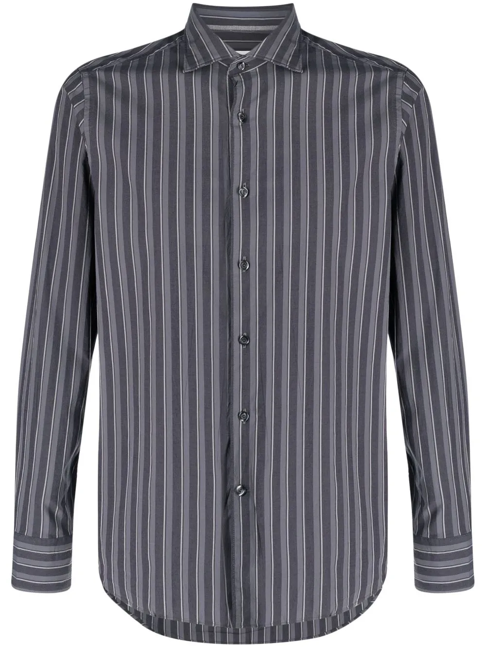

Tintoria Mattei striped long-sleeved shirt - Grey