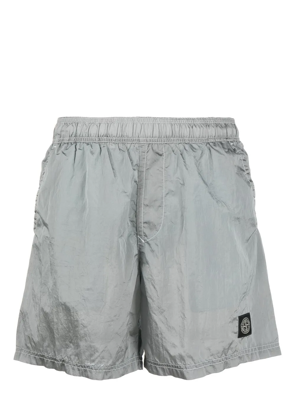 

Stone Island Compass-patch swim shorts - Grey