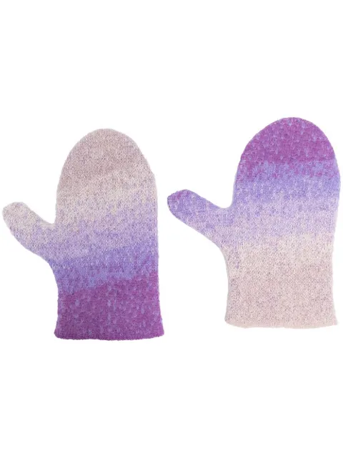 ombré-effect mittens