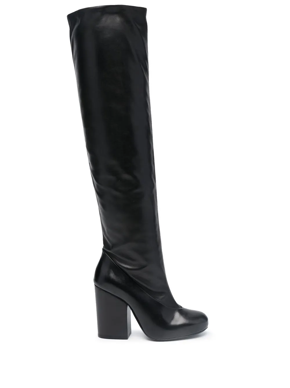 

Lemaire knee-high leather boots - Negro