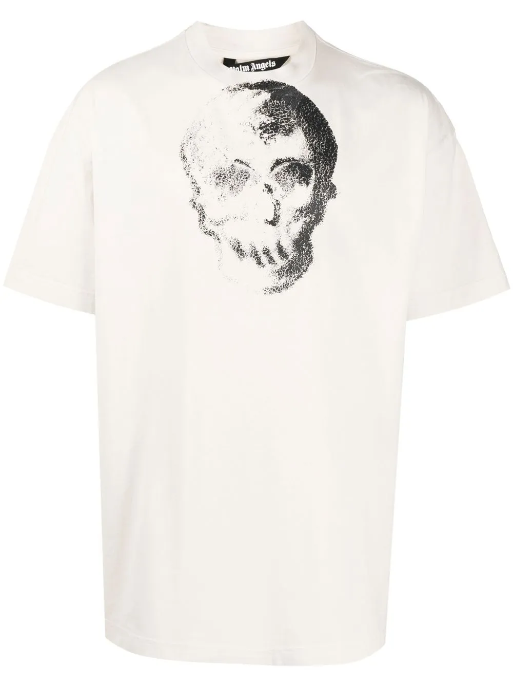 

Palm Angels playera con motivo Skull - Neutro