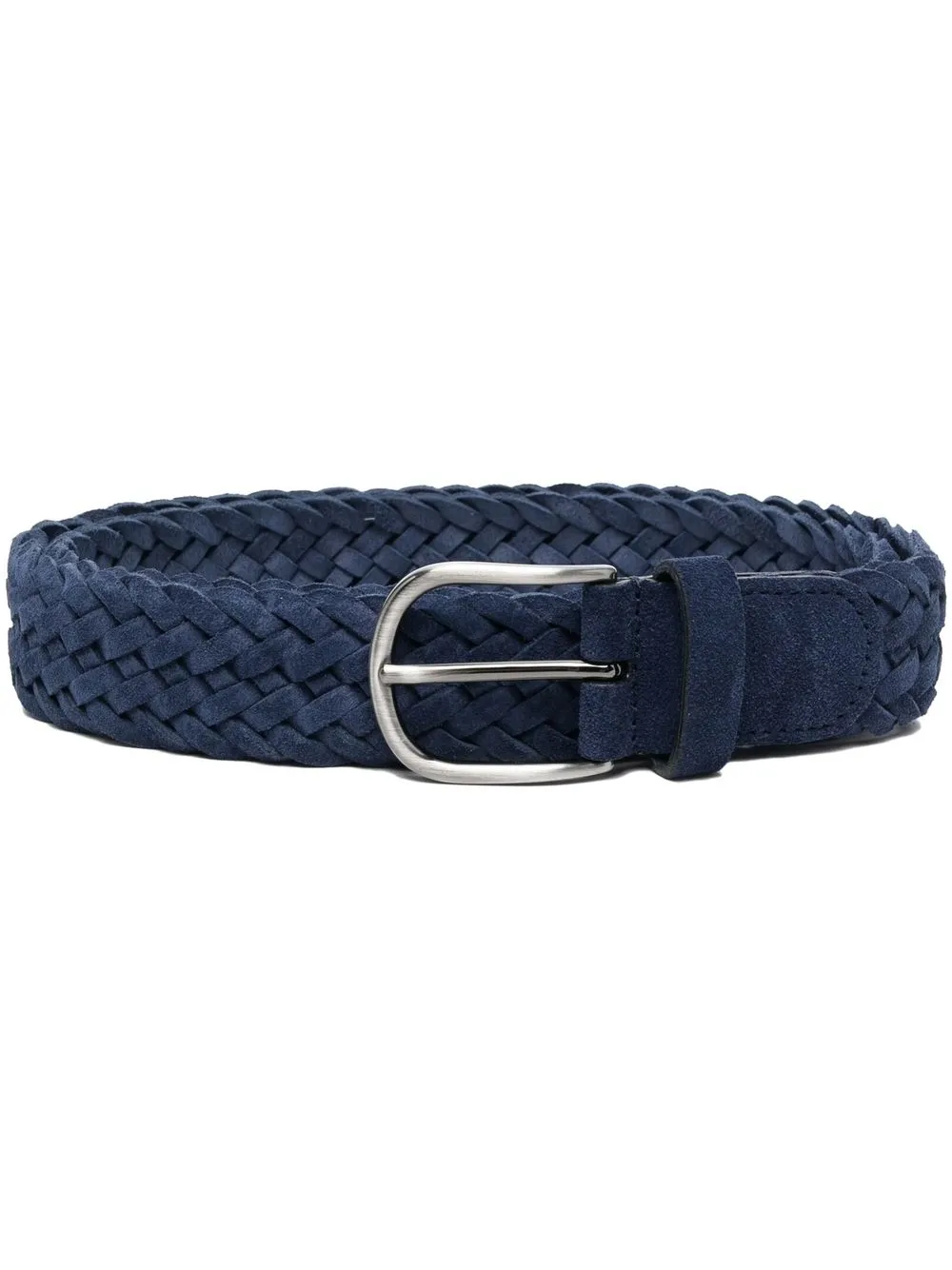 

Anderson's interwoven-design leather belt - Blue