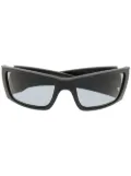 Oakley rectangle-frame tinted sunglasses - Black