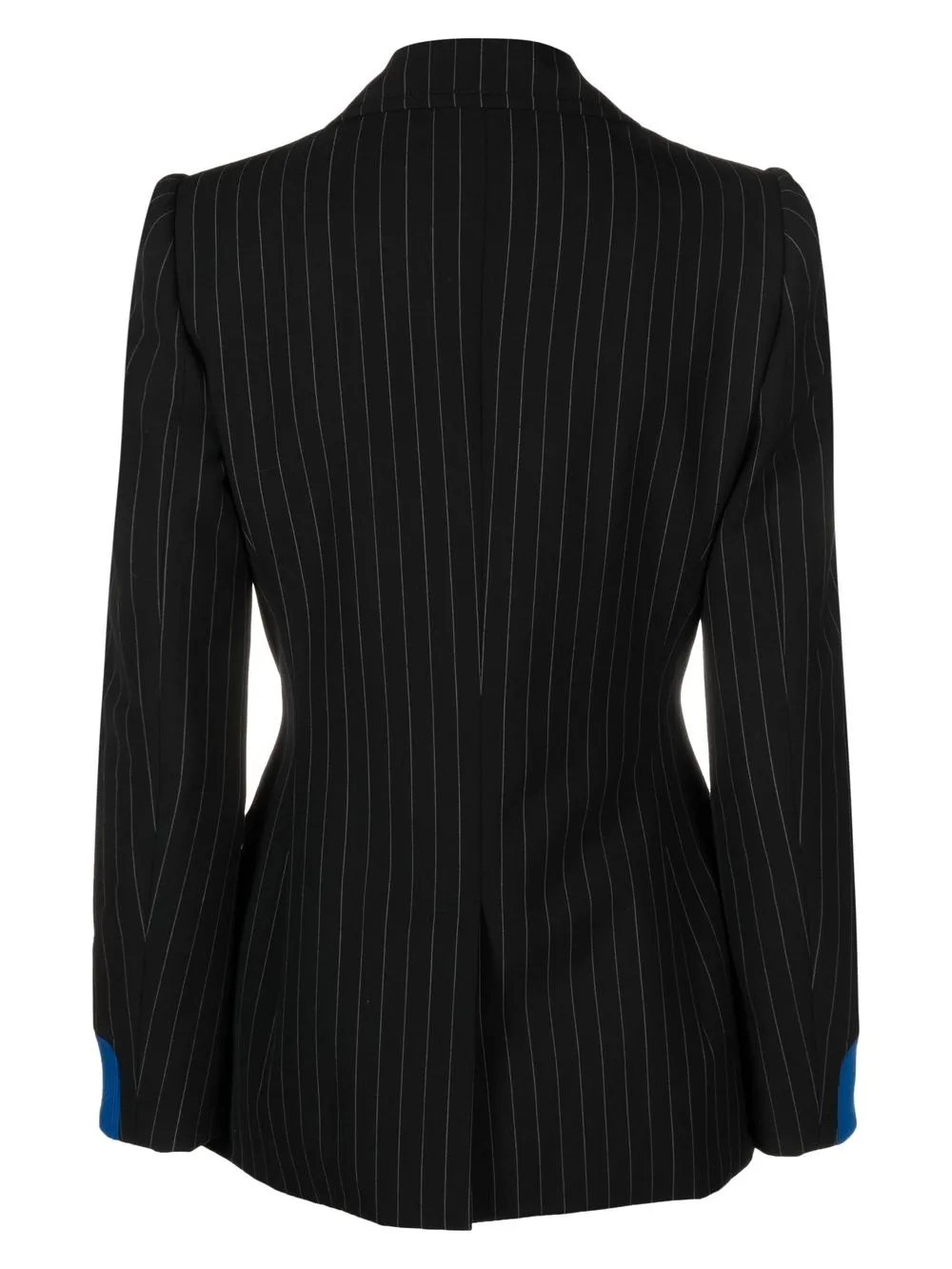 Boutique Moschino Blazer met krijtstreep - Zwart