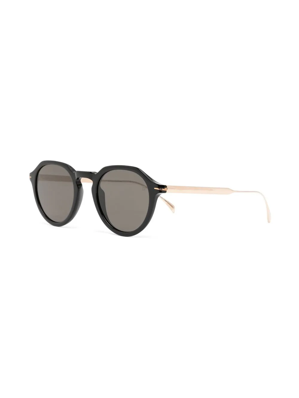 Eyewear by David Beckham Zonnebril met rond montuur - Zwart