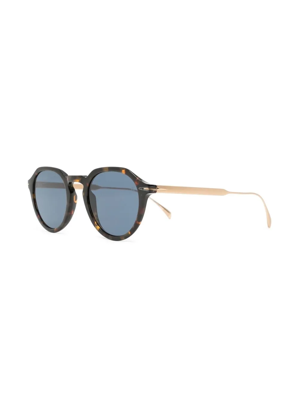 Eyewear by David Beckham Zonnebril met rond montuur - Bruin