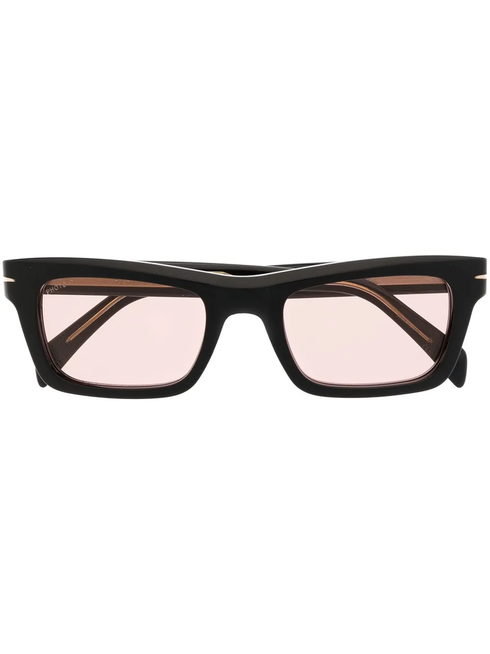 eyewear by david beckham square-frame sunglasses - black