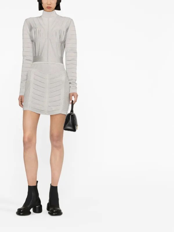 balmain grey dress Balmain by Olivier Rousteing - Grey Women Party/Cocktail Dress main image 0