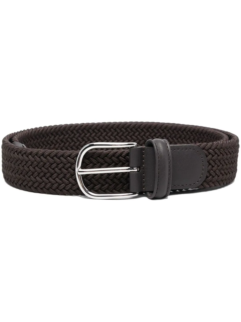 Anderson's - woven leather belt - men