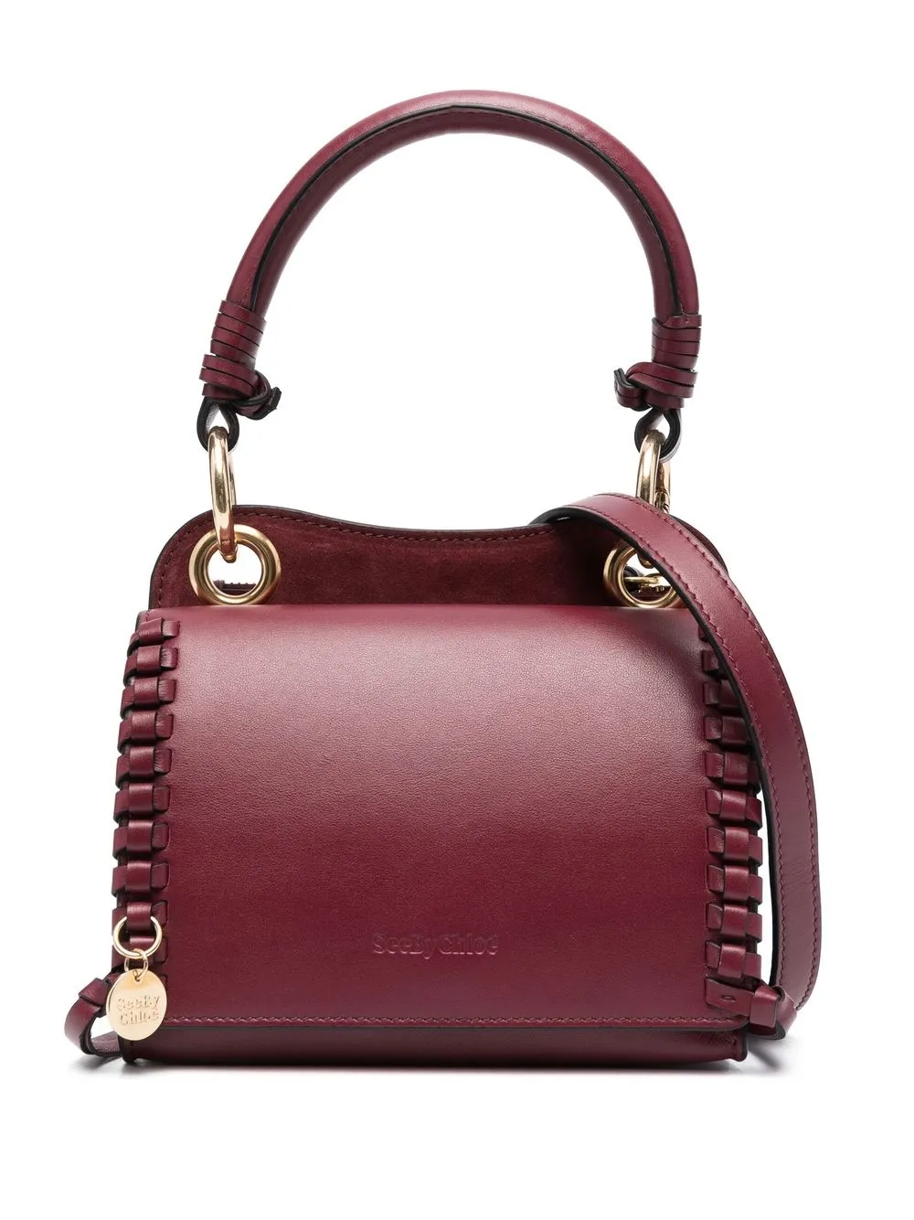 

See by Chloé stitched-edge tote bag - Red