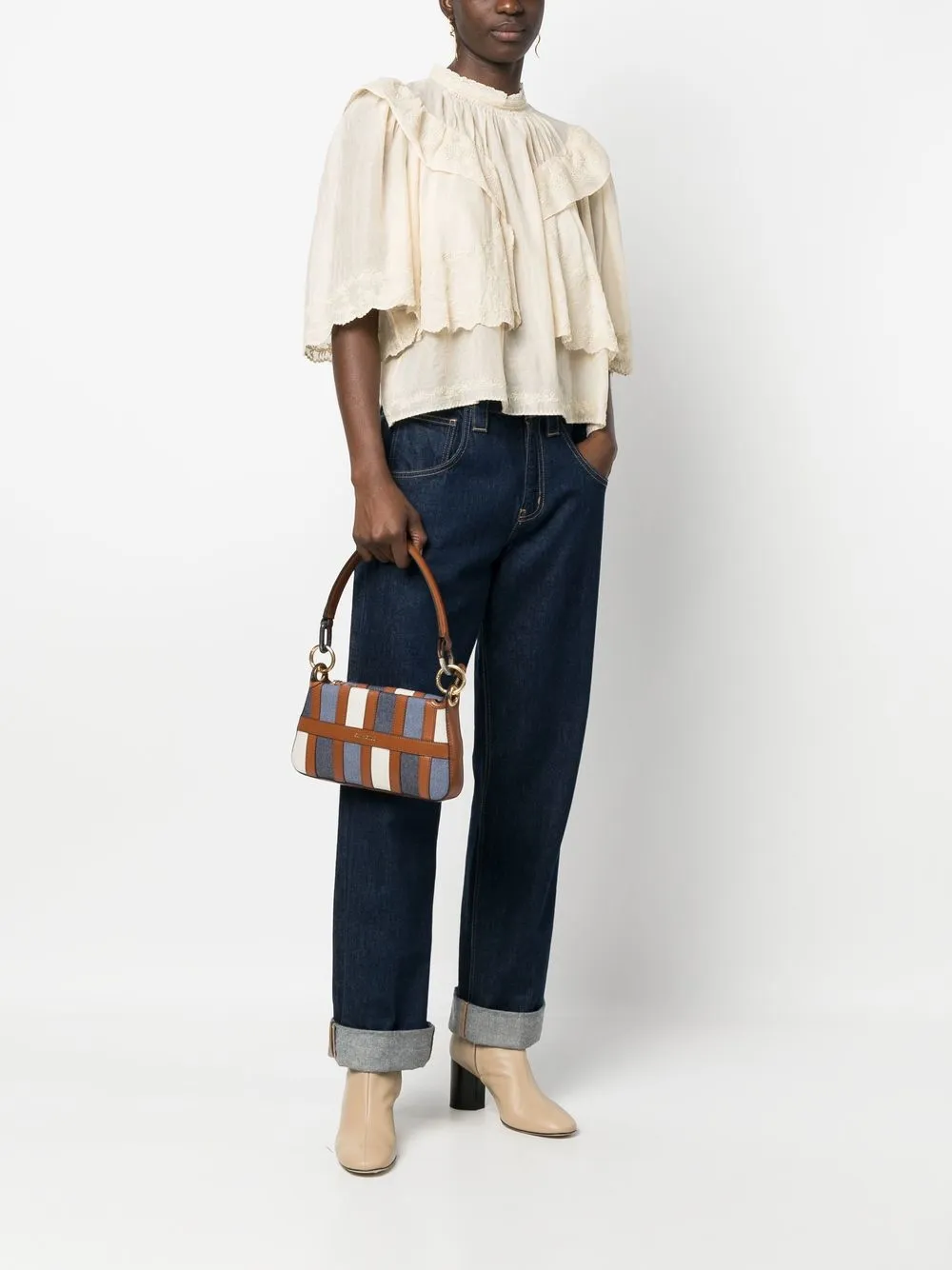See by Chloé Tolda denim shopper - Bruin