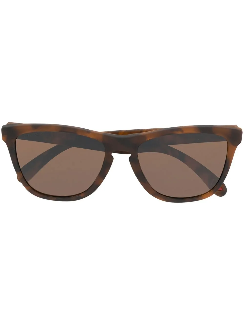 Oakley tortoiseshell square-frame sunglasses | Brown | Image 1