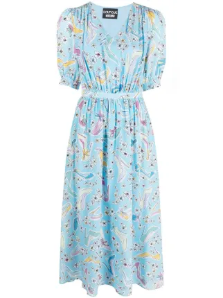 Boutique Moschino floral print short sleeved Dress Farfetch