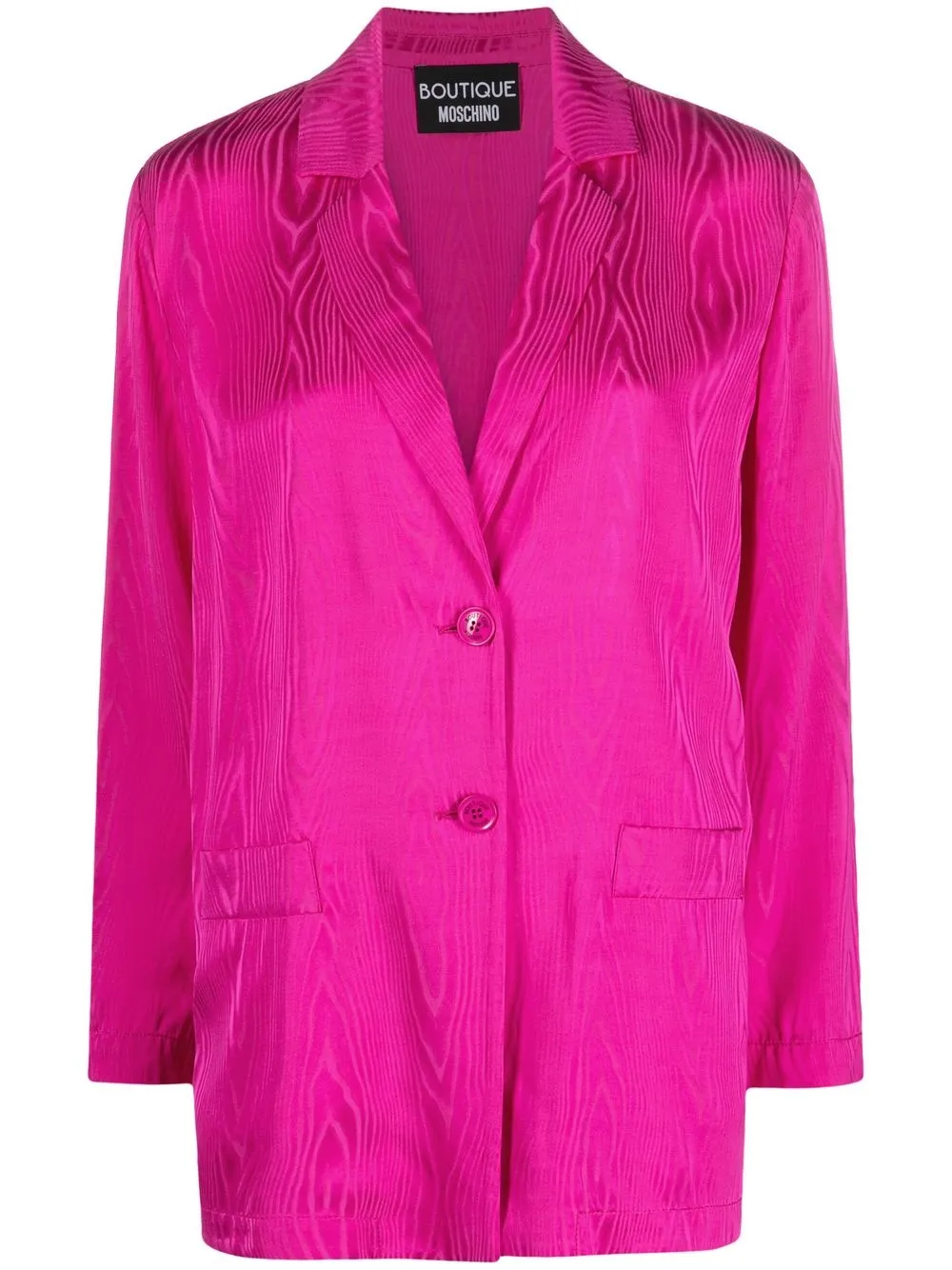 Boutique Moschino single-breasted blazer - Pink