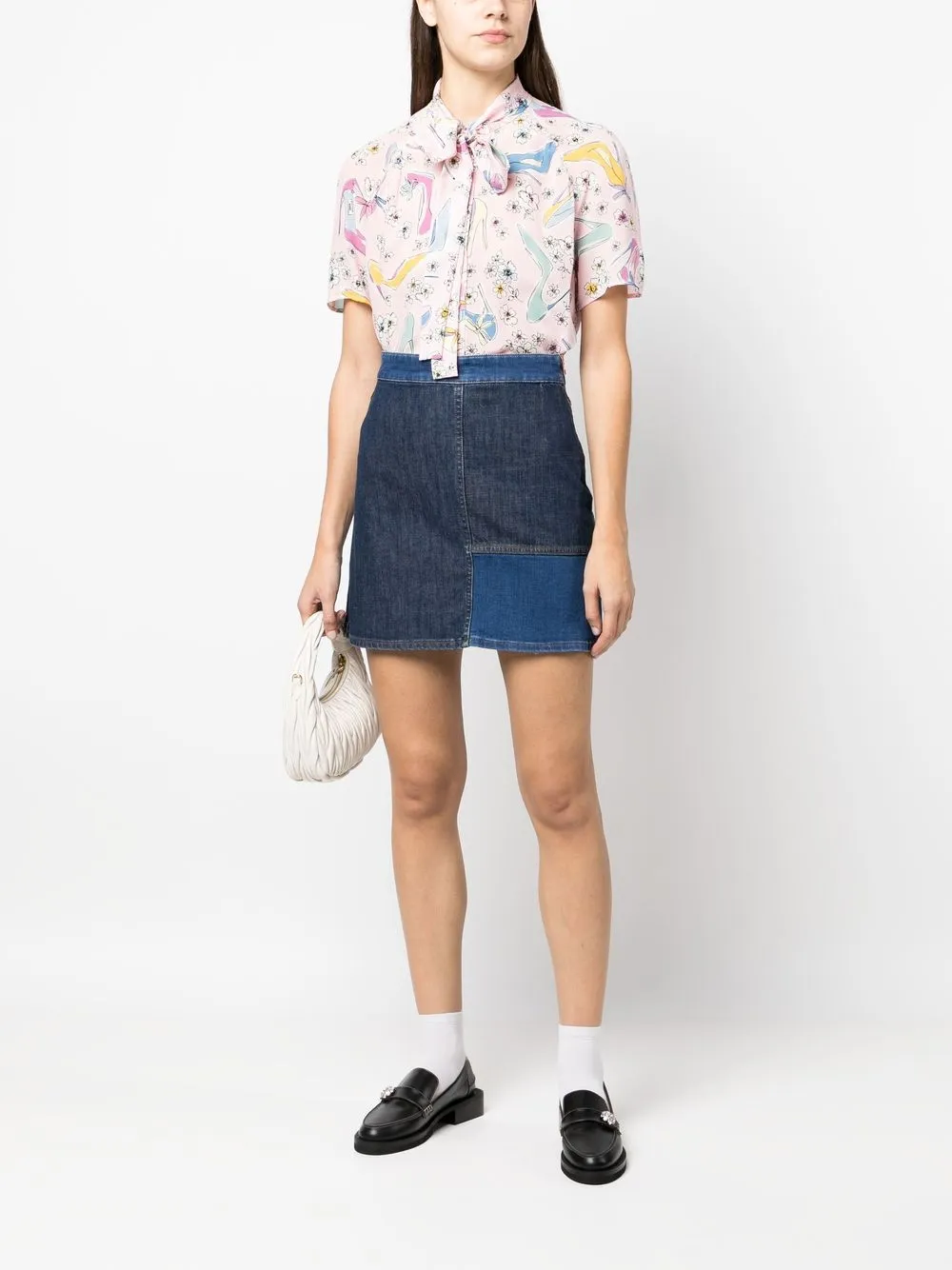 Boutique Moschino Blouse met bloemenprint - Roze
