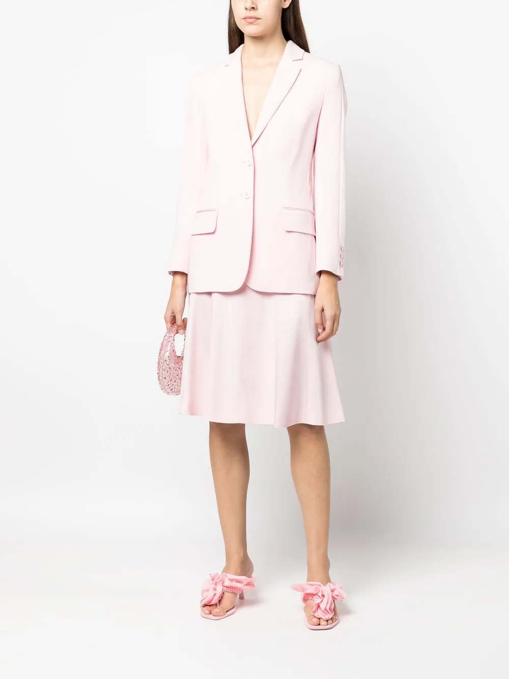 Boutique Moschino Midi-rok met A-lijn - Roze