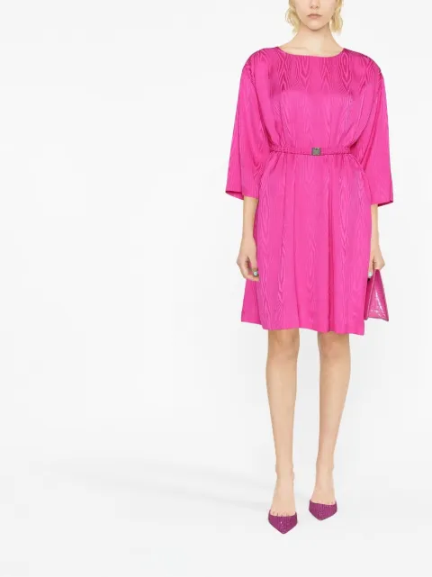 Boutique Moschino belted-waist long-sleeve dress A04201130 - 1