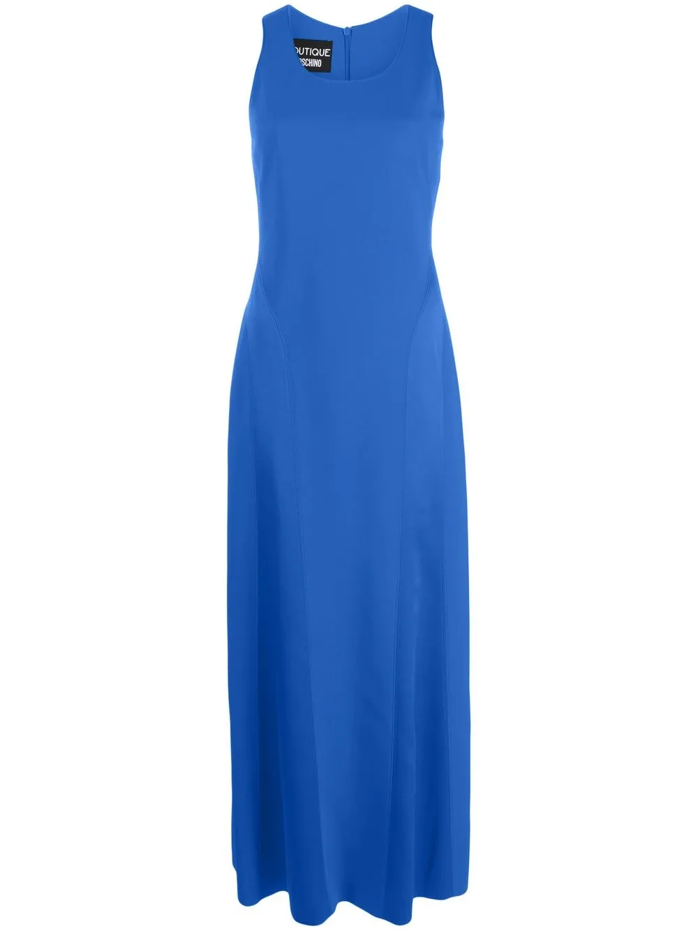 

Boutique Moschino round-neck sleeveless dress - Blue