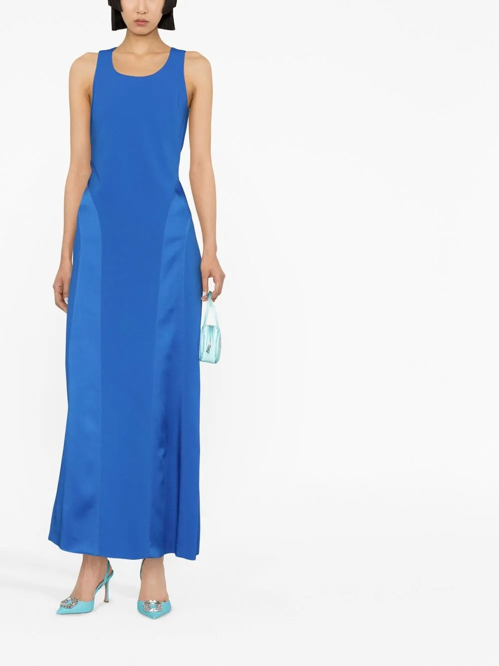 Boutique Moschino Jurk met ronde hals - Blauw