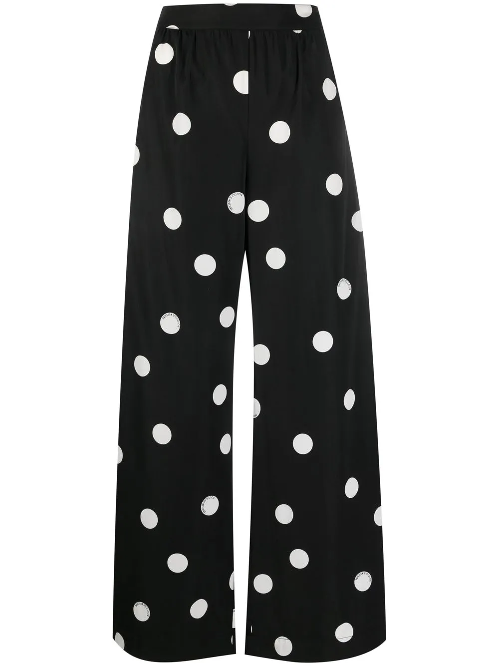 

Boutique Moschino polka dot-print wide-leg trousers - Black