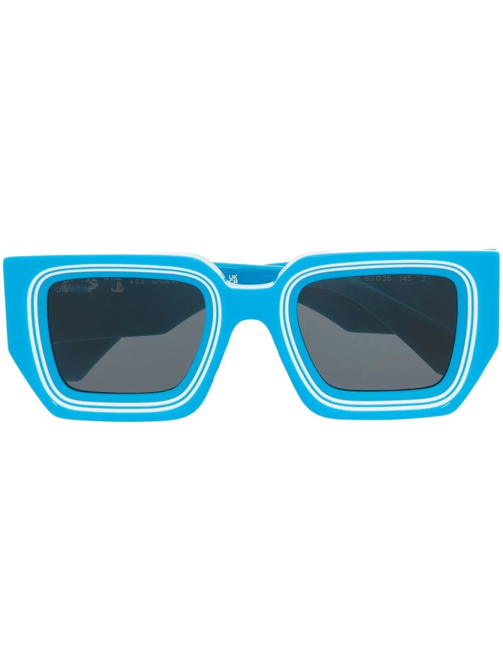 

Off-White Francisco square-frame sunglasses - Blue