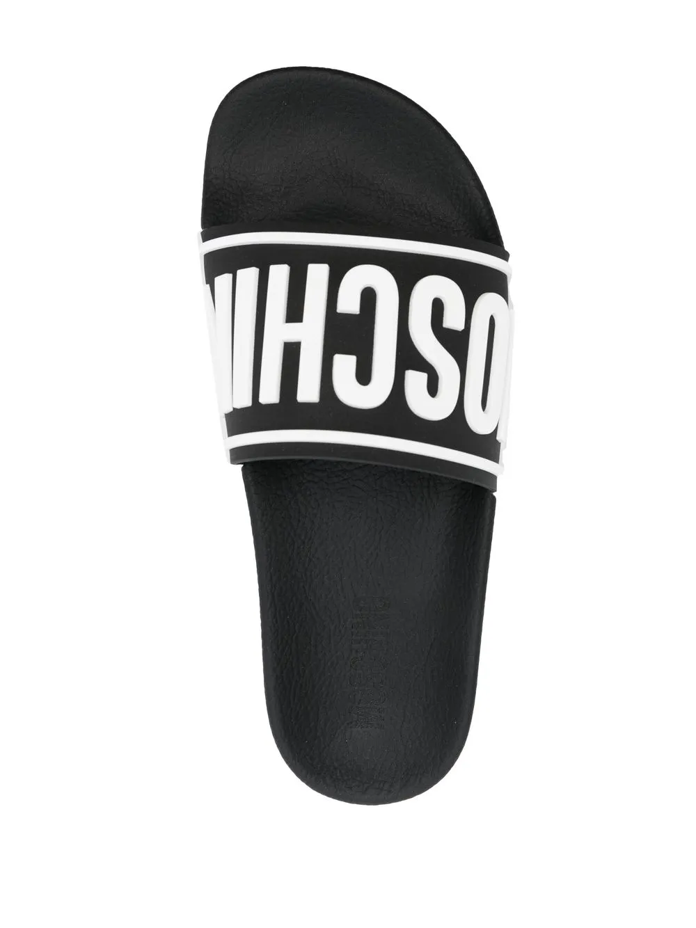 Moschino logo pool 2025 slides