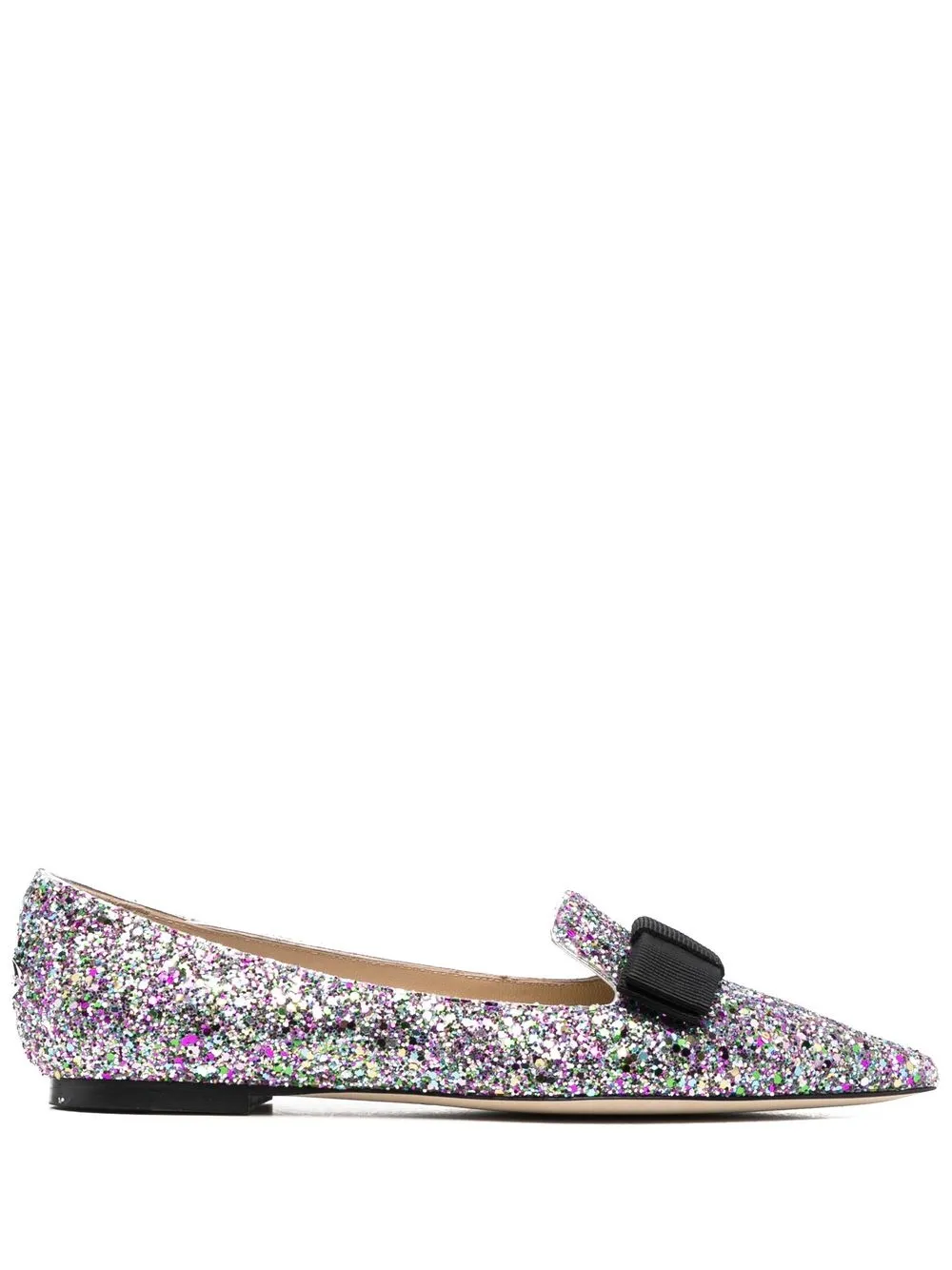 

Jimmy Choo Confetti Corse Glitter ballerine shoes - Purple