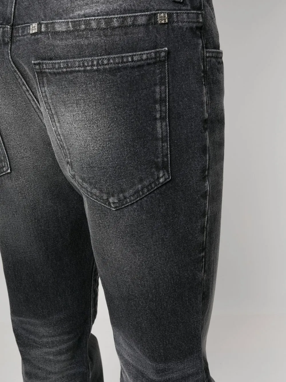 Givenchy Jeans met stonewashed-effect Zwart