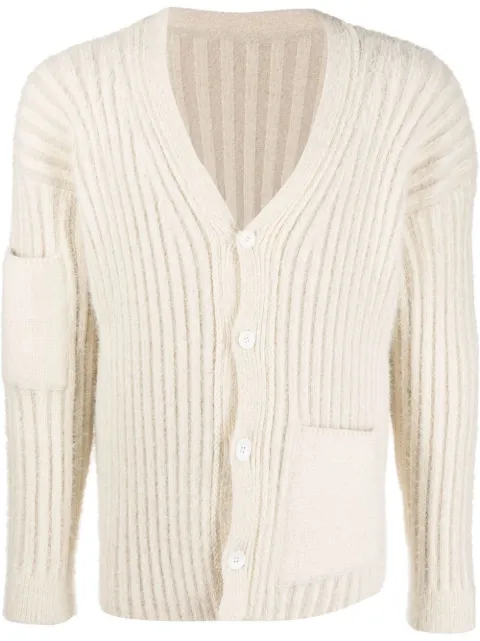 Jacquemus Neve ribbed-knit cardigan