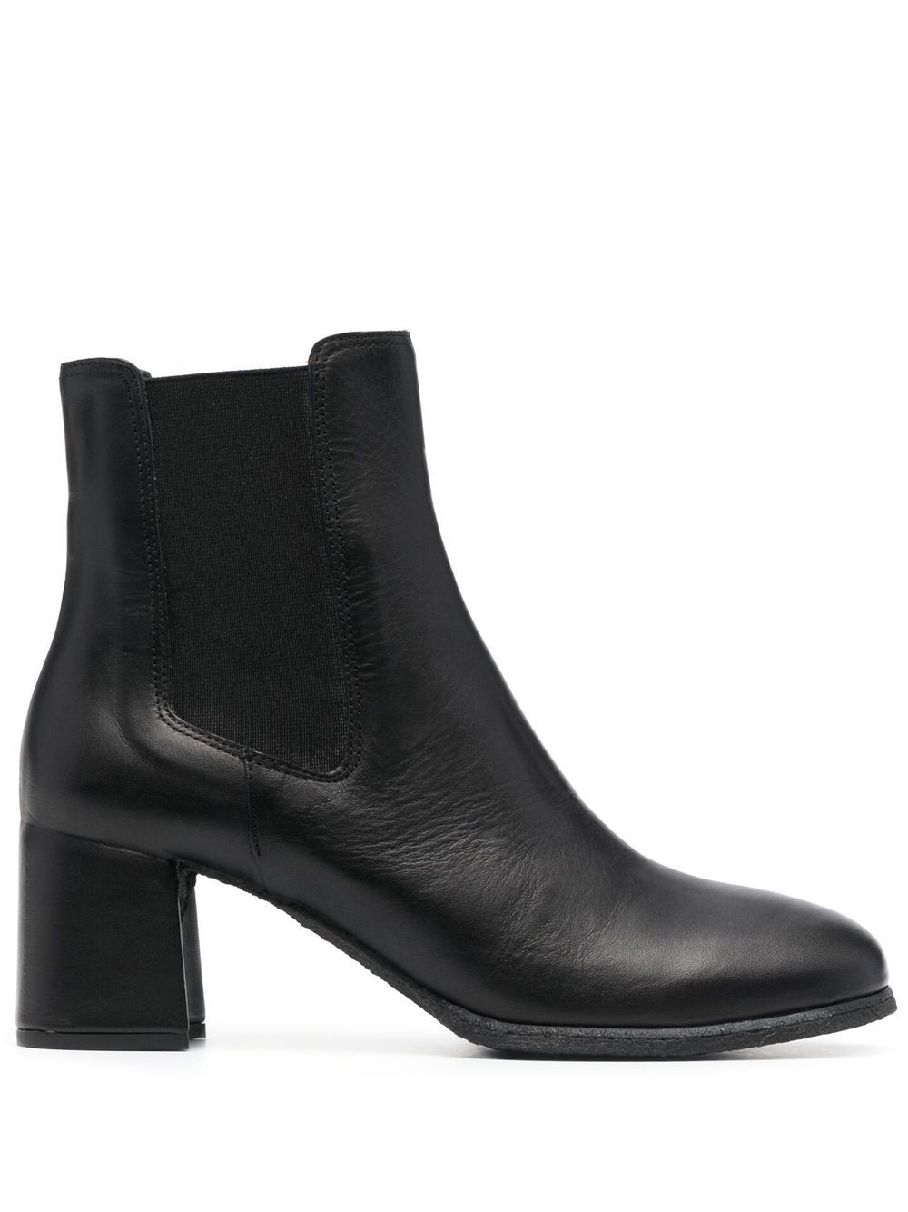 Del Carlo 60mm Leather Ankle Boots In Black