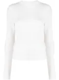 Low Classic ribbed-knit wool jumper - White