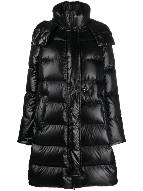 padded hooded coat