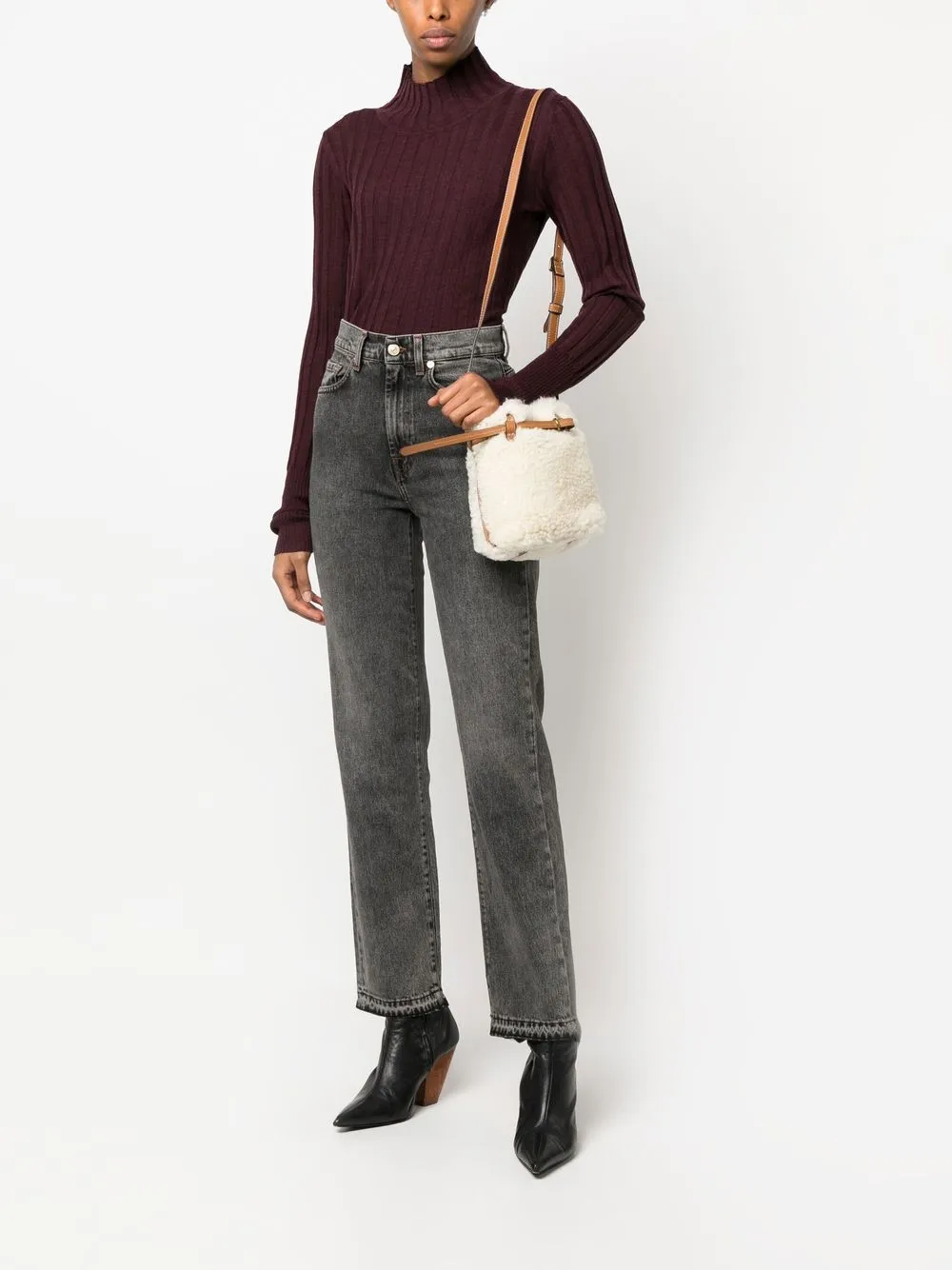 7 For All Mankind Straight jeans - Grijs