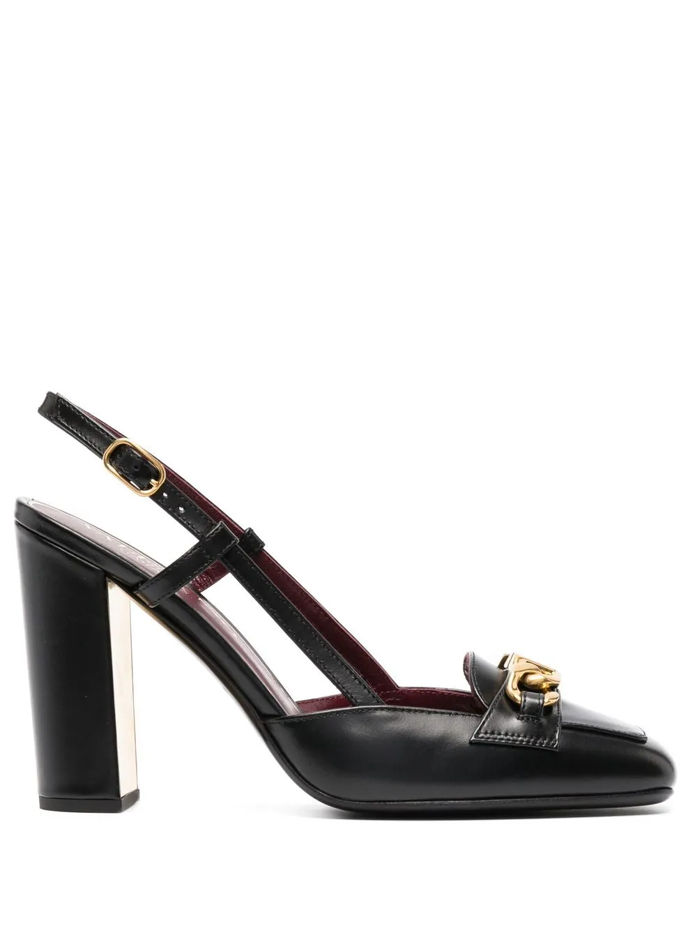 

Valentino Garavani VLogo 100mm slingback pumps - Black